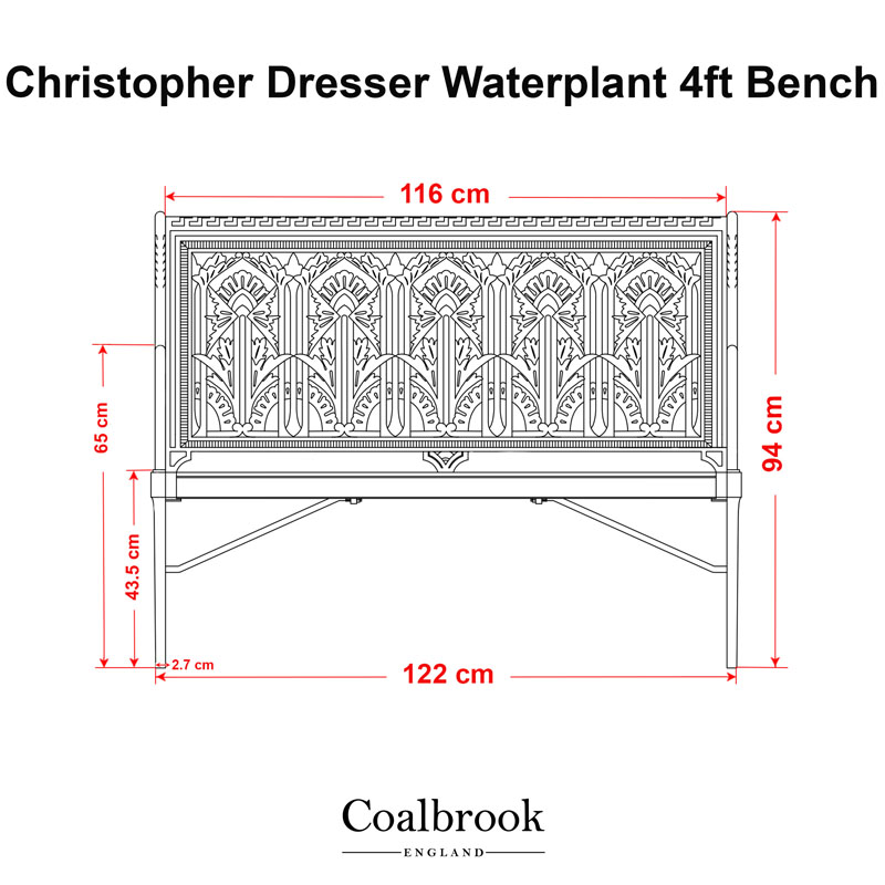 dresser 4ft bench measurements