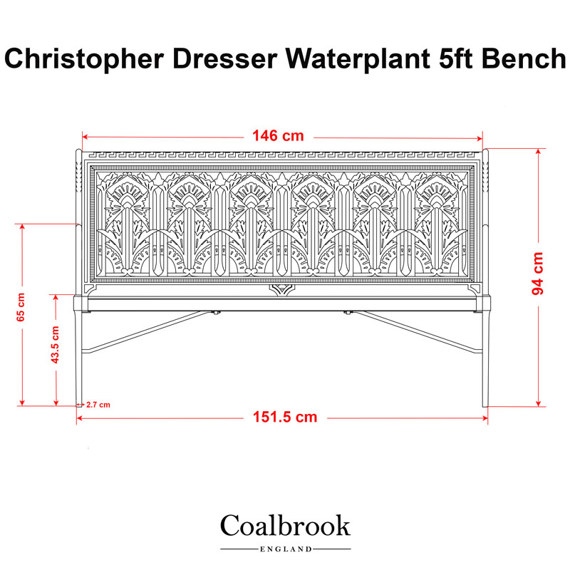 dresser waterplant 5ft bench measurements