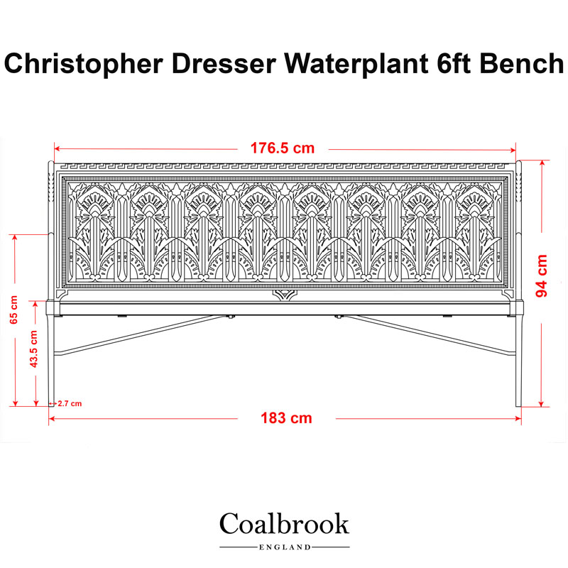 dresser 6ft bench measurements