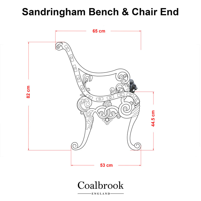 sandringham bench measurements