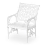 waterplant garden chair in white