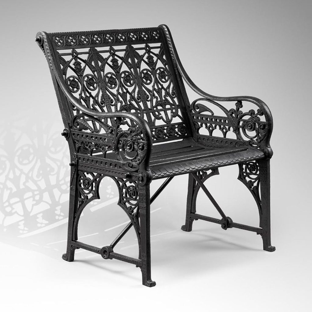 christopher dresser medieval chair in black