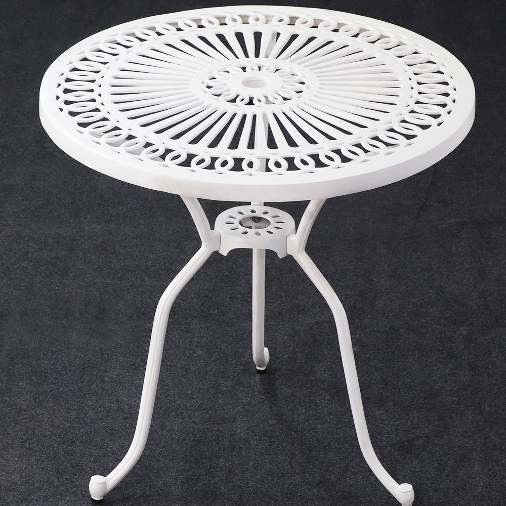 white round bistro table 